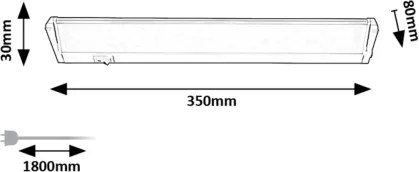 Rabalux 78058 - Lampada LED sottopensile EASY LIGHT LED/5W/230V 4000K argento