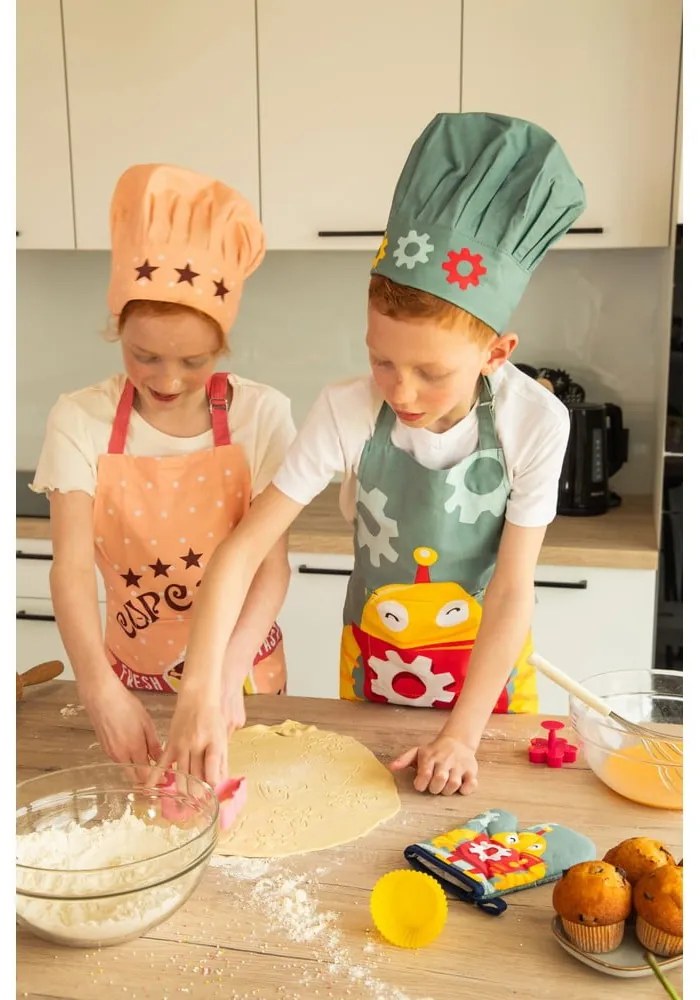 Set da cucina in cotone per bambini 4 pz Cupcakes - Tiseco Home Studio