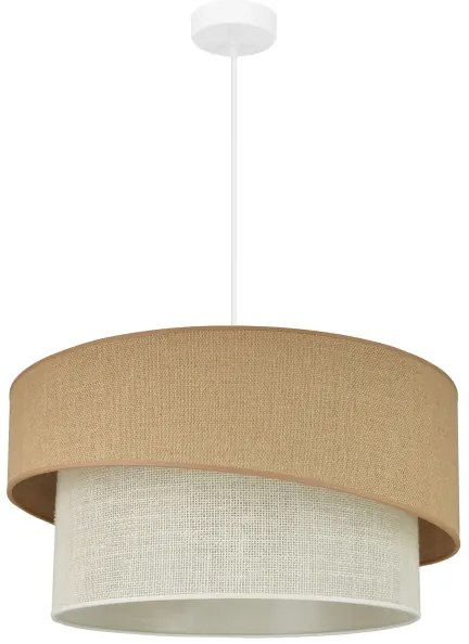 Brilagi - Lampadario a sospensione con filo SHINE 1xE27/15W/230V diametro 50 cm beige/color crema