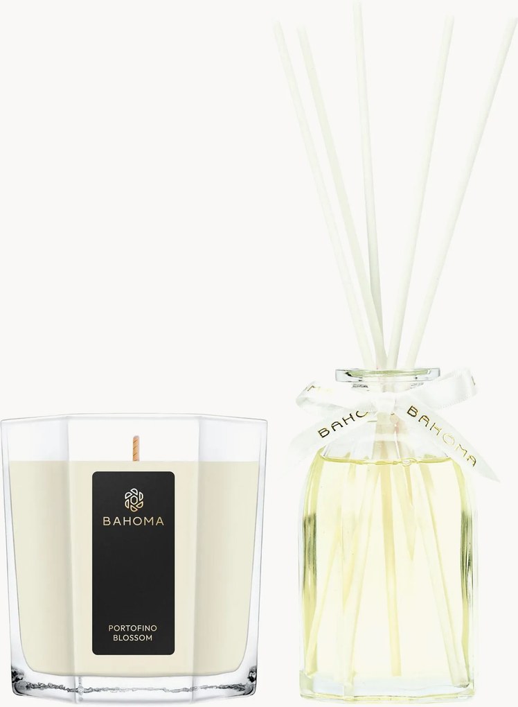 Set di 2 diffusori ottagonali in confezione regalo (Obsidian Portofino Blossom)
