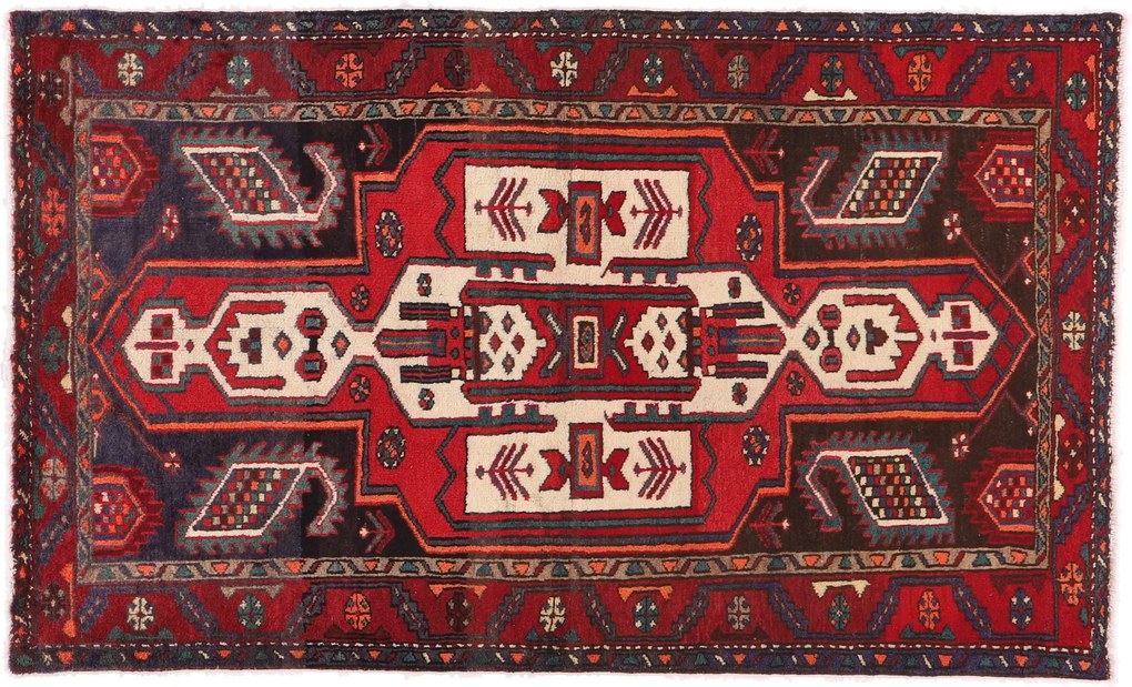 Hamedan Tappeto persiano 220 x 130 (Iran) Annodato A Mano