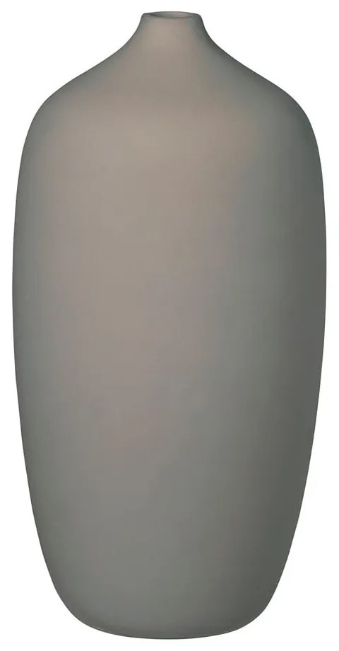 Vaso in ceramica grigia Ceola - Blomus