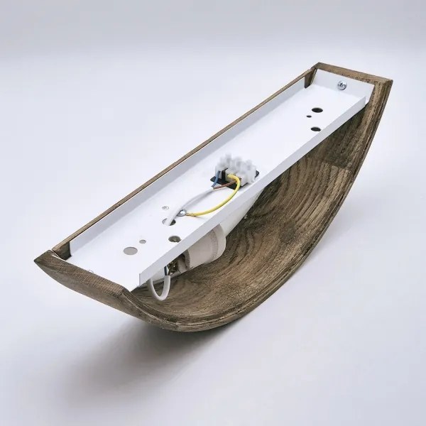 Brilagi - Lampada da parete LED CARVALHO 1xE27/60W/230V rovere noce