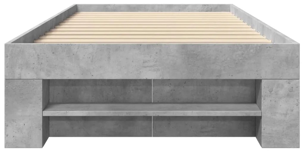 Giroletto grigio cemento 90x200 cm in legno multistrato