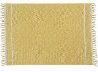 Tappeto moderno Ontario, stile kilim, 100% cotone, beige, 230x160cm