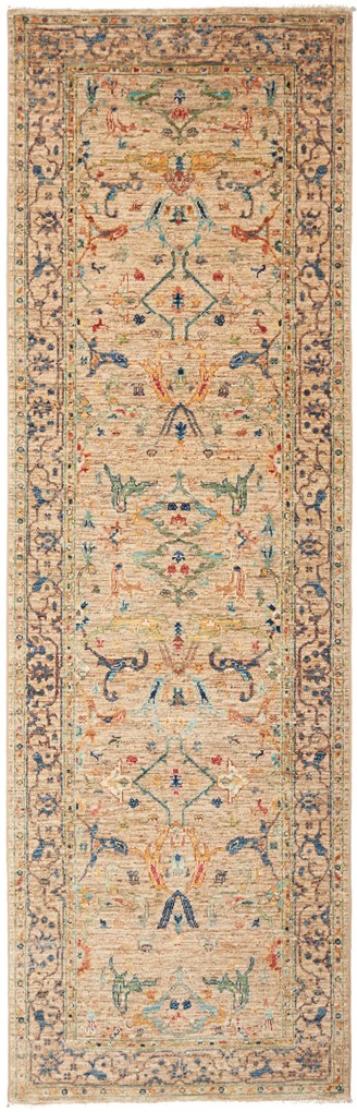 Ziegler Tappeto 80 x 250 Beige (Pakistan) Annodato A Mano
