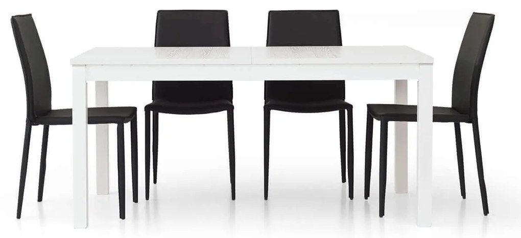 HARDY - tavolo da pranzo moderno allungabile frassinato