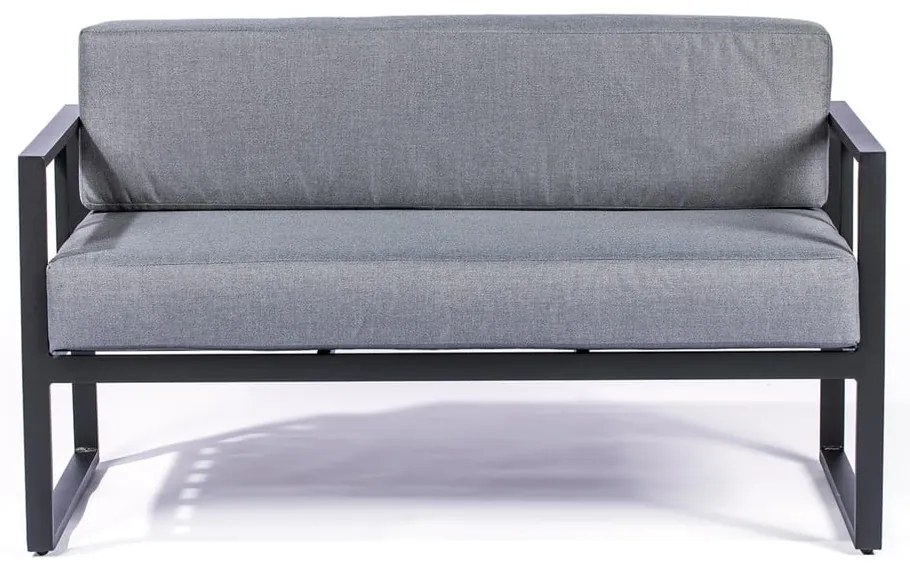 Divano da giardino a due posti grigio grafite Bellisima - Bonami Selection