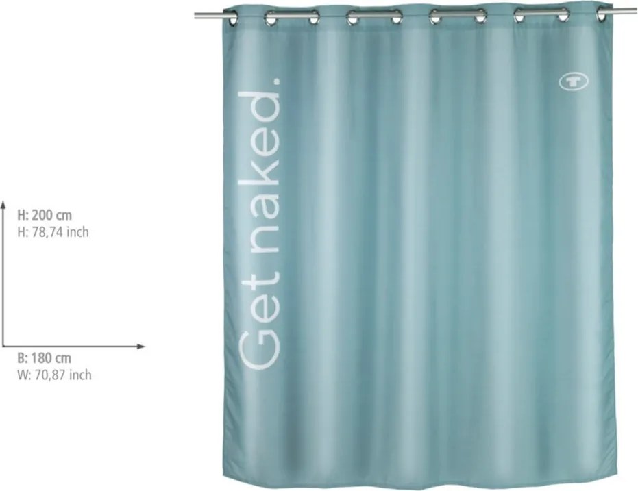 Tenda per doccia 180x200 cm Tom Tailor Get Naked – Wenko