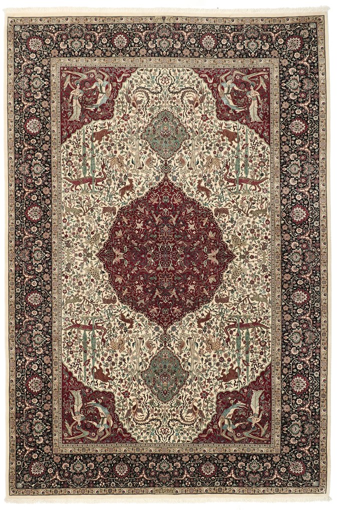 Isfahan Tappeto persiano 300x210 (Iran) Annodato A Mano