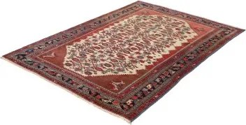 Antik Stilizzato Rosso Mattone Avorio 140x185 Cm
