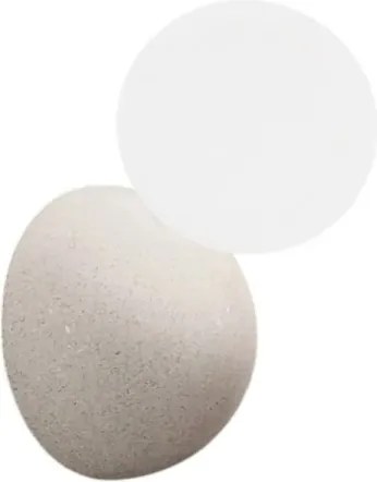 Ondaluce - Applique da parete ROCK 1xG9/7W/230V cemento/bianco