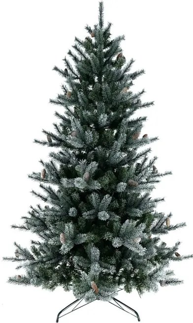 Albero di Natale artificiale innevato Birkdale verde H 150 cm