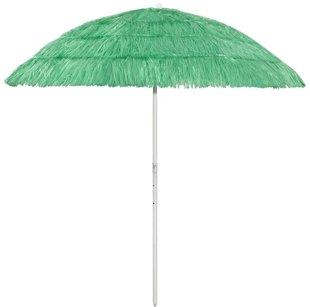 Ombrellone Da Spiaggia Hawaii Verde 240 Cm /