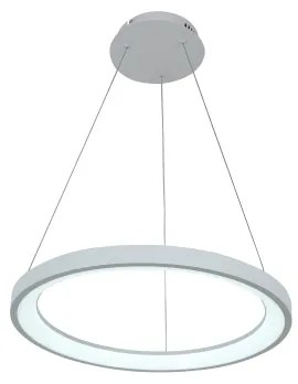 Brilagi - Lampadario a sospensione LED dimmerabile FALCON SLIM LED/42W/230V Ø 50 cm bianco + telecomando