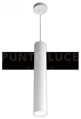 Shape sospensione tubo h.50 1 luce bianco 1143-s50-bi