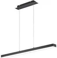 Lampada a Sospensione da Interno a LED in Alluminio Nero Opaco