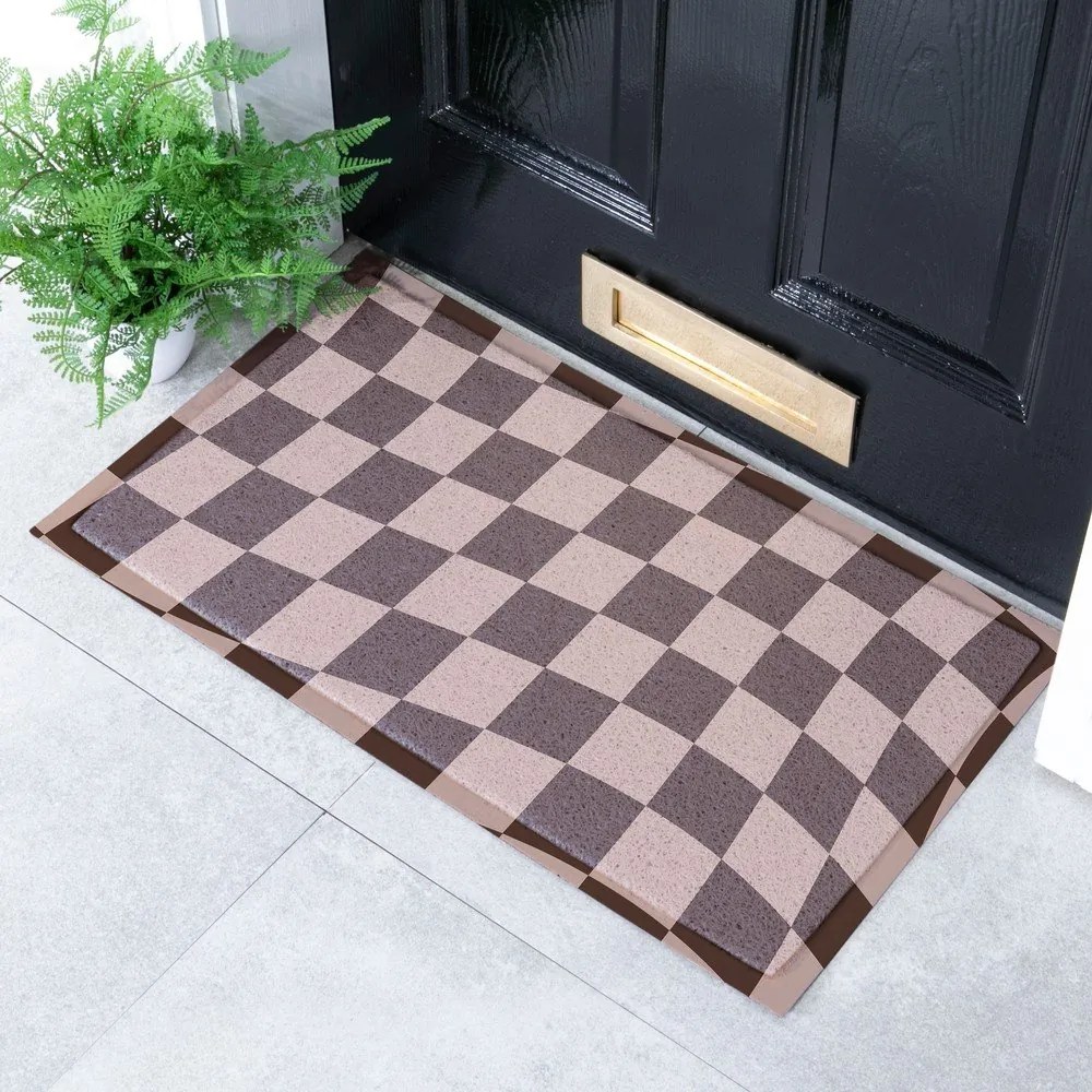 Zerbino in PVC 40x70 cm Checkerboard – Artsy Doormats