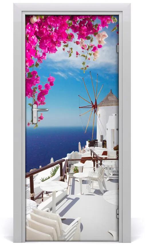 Rivestimento Per Porta Santorini Grecia 75x205 cm