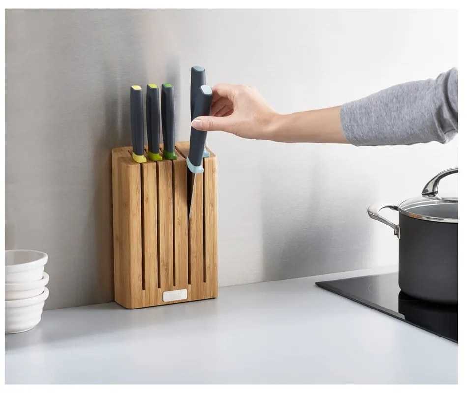 Set di coltelli con supporto in bambù Elevate - Joseph Joseph