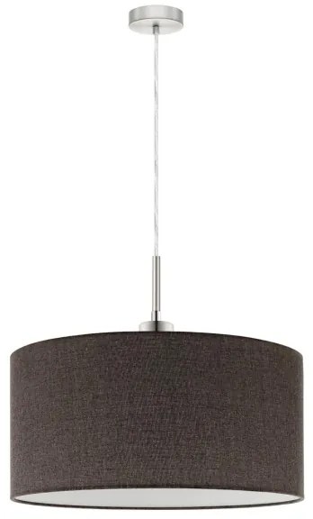 Eglo - Lampadario LED a sospensione con filo TUNJA 1xE27/60W/230V marrone