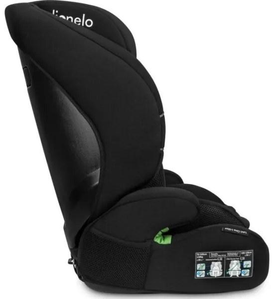 Lionelo - Seggiolino auto LEVI ONE i-Dimensioni 76-150 cm nero