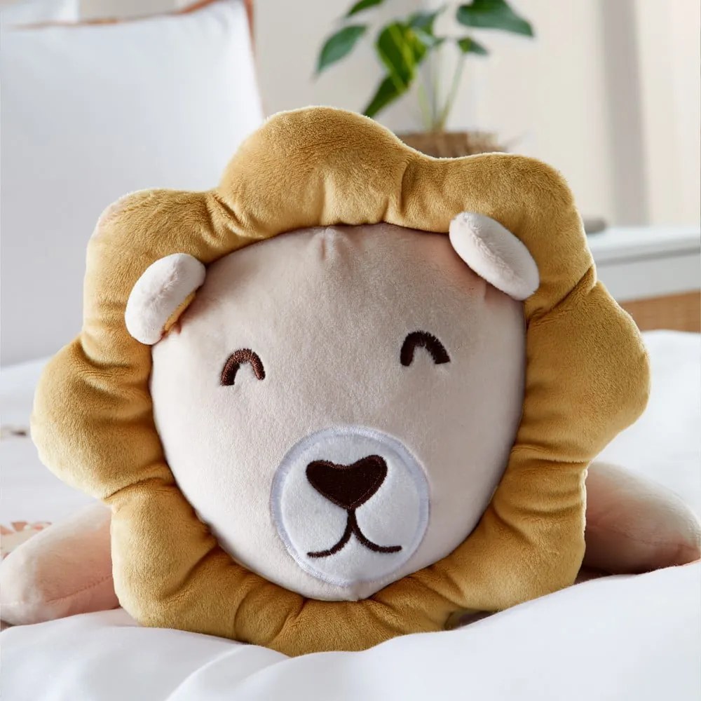 Cuscino per bambini in micropush Lion - Catherine Lansfield