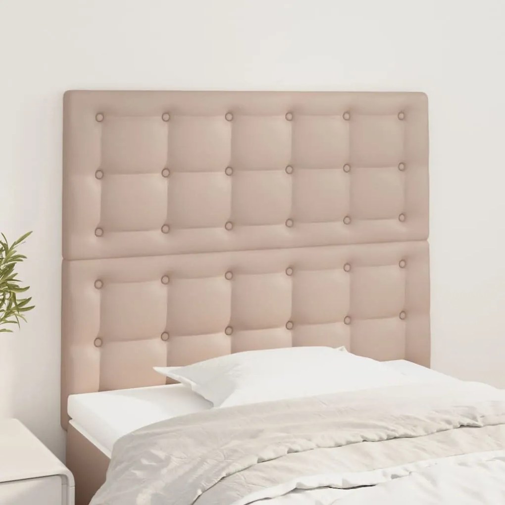 Testiere 2 Pz Cappuccino 80x5x78/88 Cm İn Similpelle /