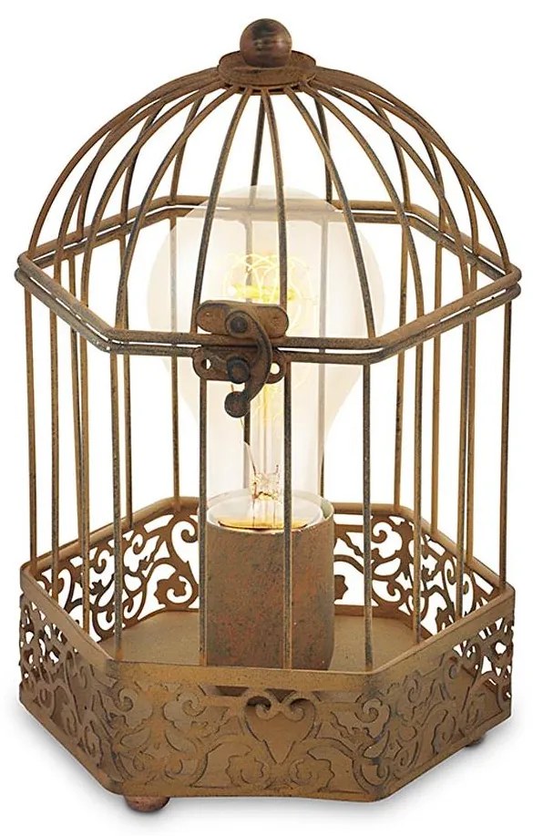 Eglo 49287 - Lampada da tavolo HARLING 1xE27/60W/230V