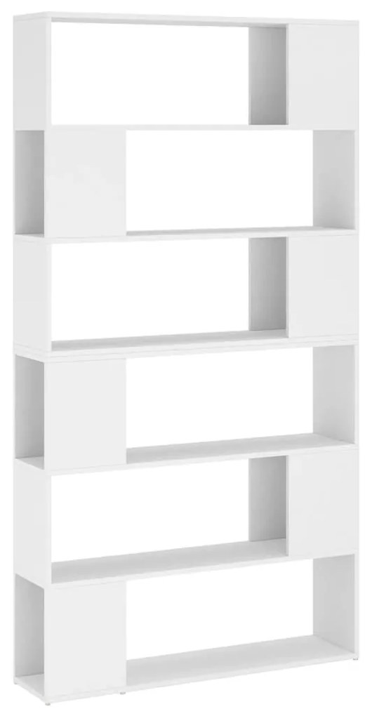 Libreria/divisorio bianco 100x24x188 cm