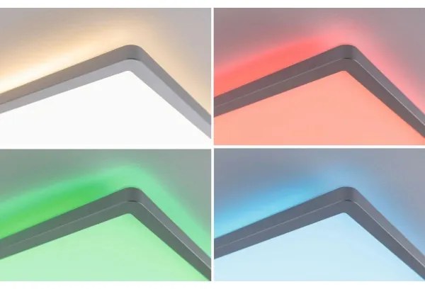 Paulmann 71020 - Pannello LED RGBW 20W dimmerabile ATRIA 230V con telecomando