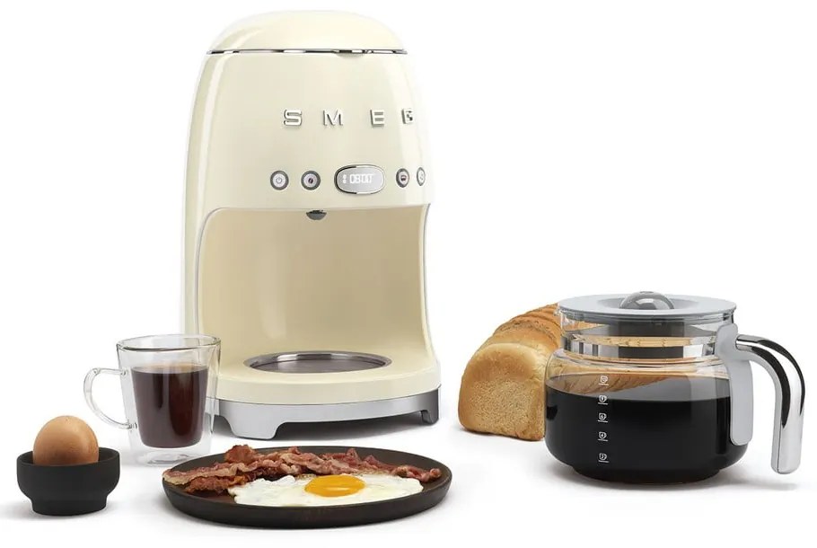 Macchina per caffè filtro bianco crema 50's Retro Style - SMEG