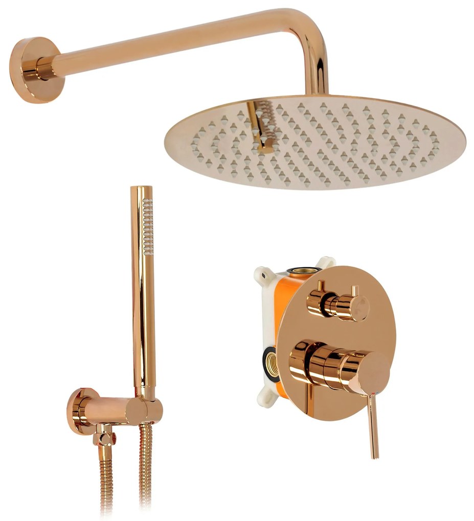 Set doccia da incasso Rea Lungo Copper + BOX