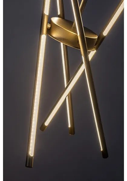 Rabalux 72339 - Lampadario LED a sospensione con filo HENLI2 LED/40W/230V 3000K oro