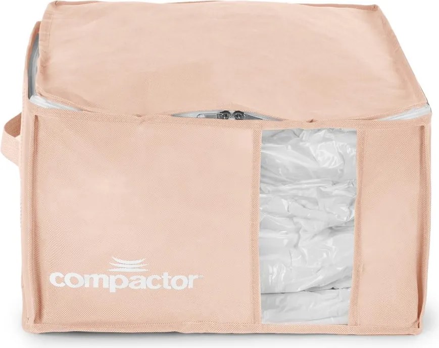 Organizer per vestiti sottovuoto in plastica 42x40x25 cm Pink Edition – Compactor