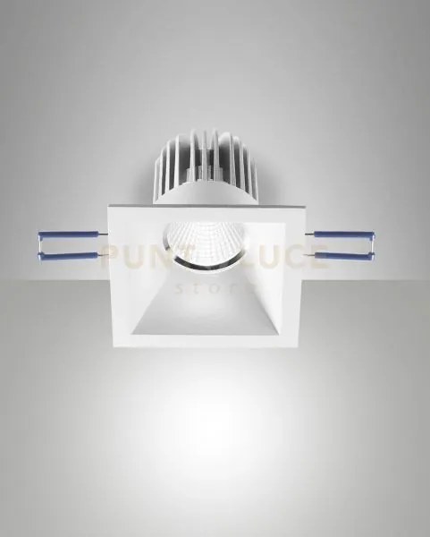 Sigma system incasso quadrato arretrato fisso a led 7w 3000k 800lm...
