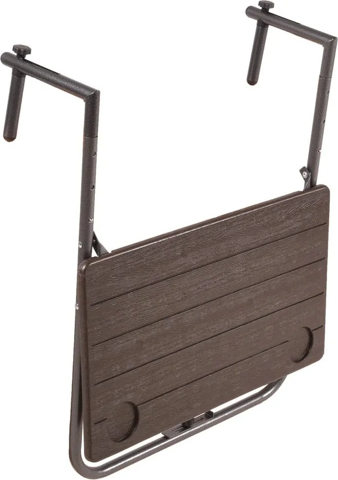 Tavolino da balcone pieghevole sospeso 60x60 cm Tabora - Garden Pleasure