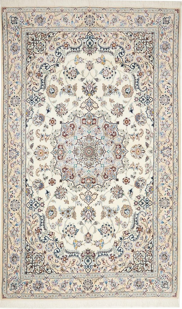 Nain Tappeto persiano 250x150 Beige (Iran) Annodato A Mano