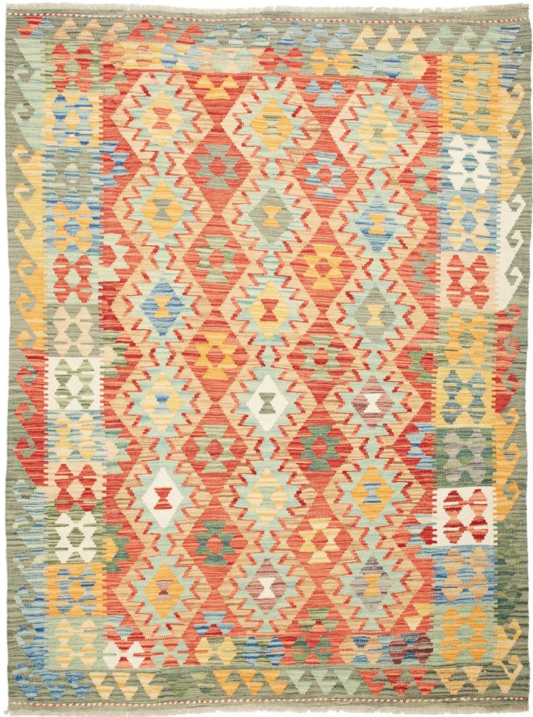 Kilim Tappeto 200 x 150 (Pakistan) Tessuto A Mano