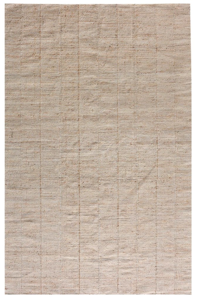 SALAMANCA - tappeto in lana avorio con decoro