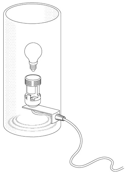 Eglo 81827 - Lampada da tavolo GEO 1xE14/60W/230V