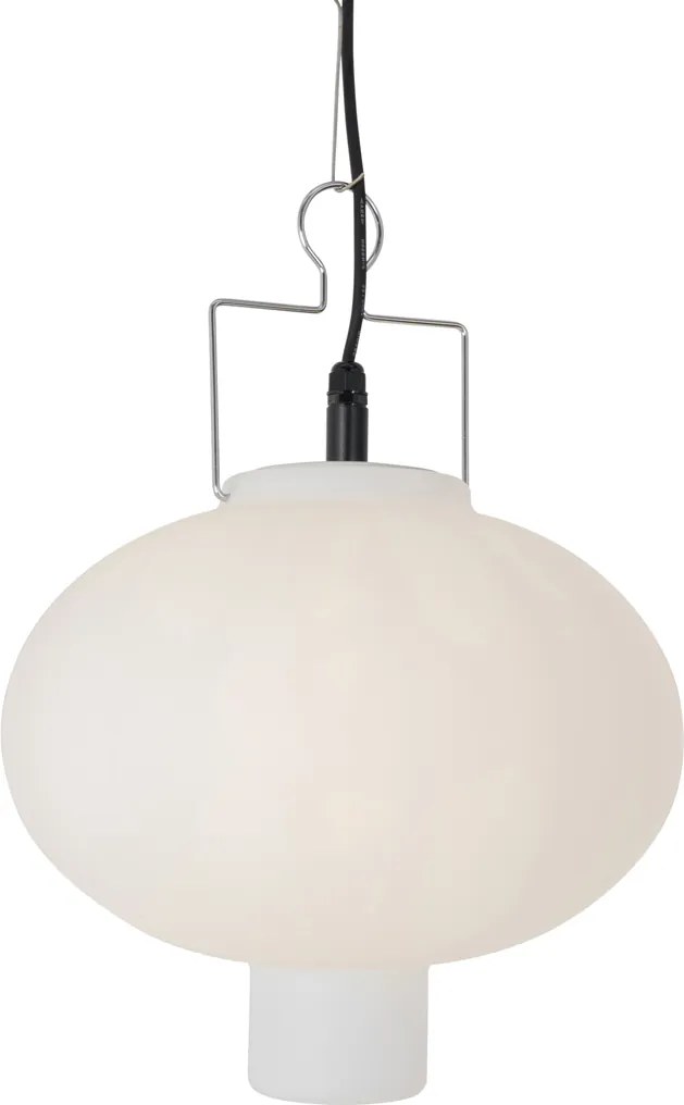 Lampada a sospensione per esterni Smart bianca 35 cm con Wifi A60 - Pion