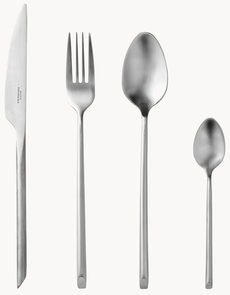 Servizio di posate satinate in acciaio inossidabile Sletten, 4 persone (16 pz.)