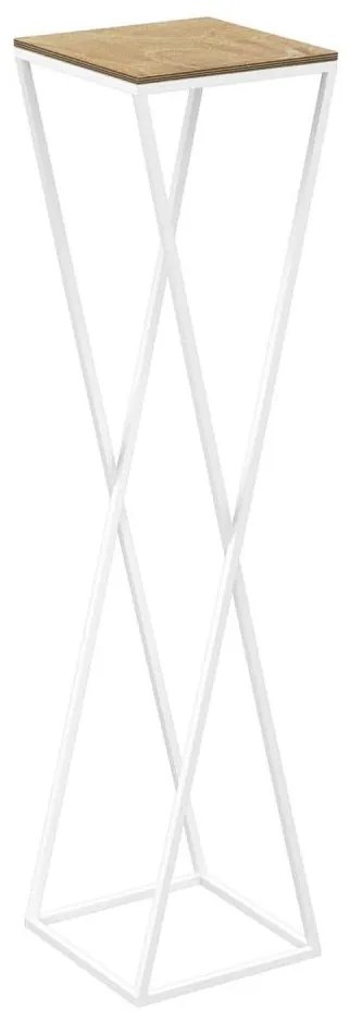 Portafiori 100x24 cm bianco