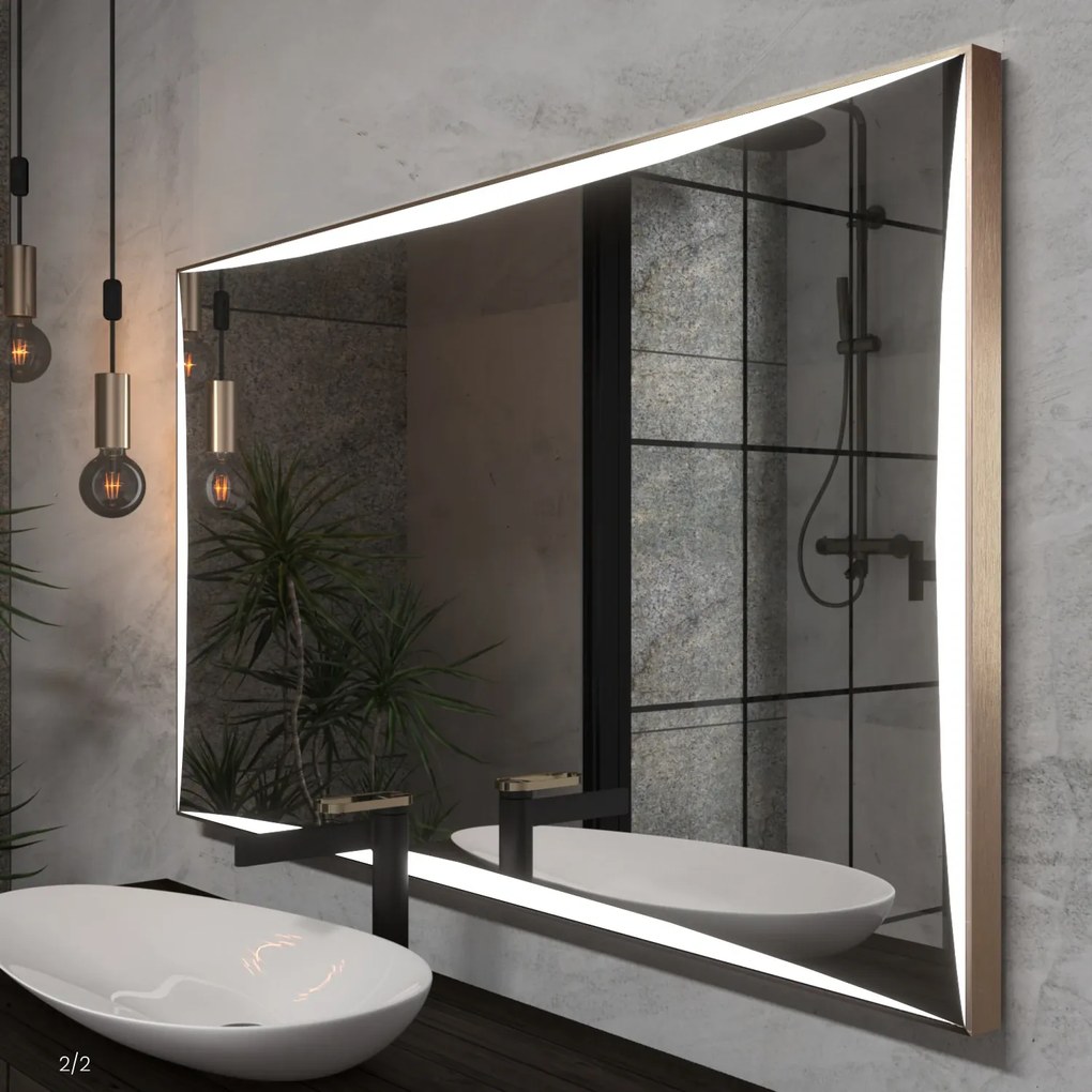 Specchio con luce LED F5