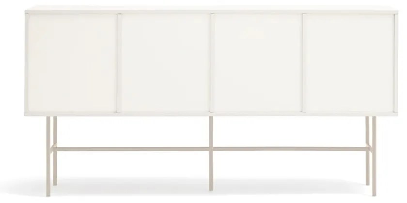 Cassettiera bassa beige/crema con ante scorrevoli 180x91 cm Nube - Teulat