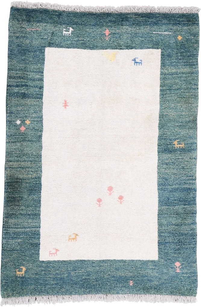 Gabbeh Tappeto 110x150 (Iran) Annodato A Mano