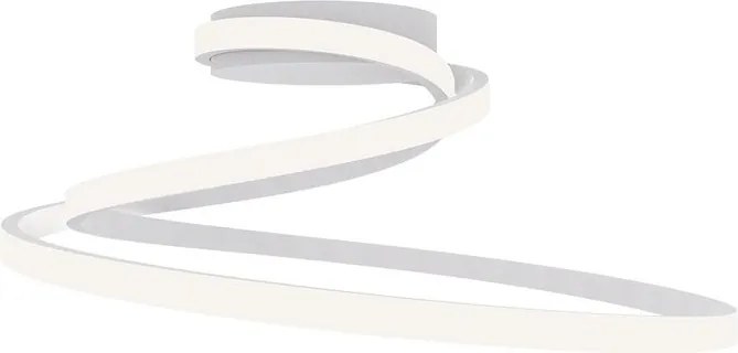 Plafoniera LED Coaster Ø 50 cm bianco IP20 cct da bianco caldo a bianco freddo con regolazione di temperatura LUCE AMBIENTE DESIGN