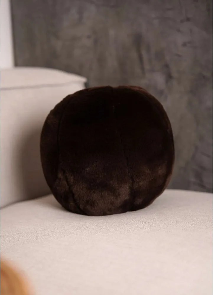 Cuscino decorativo in micropile ø 25 cm Top – Mioli Decor