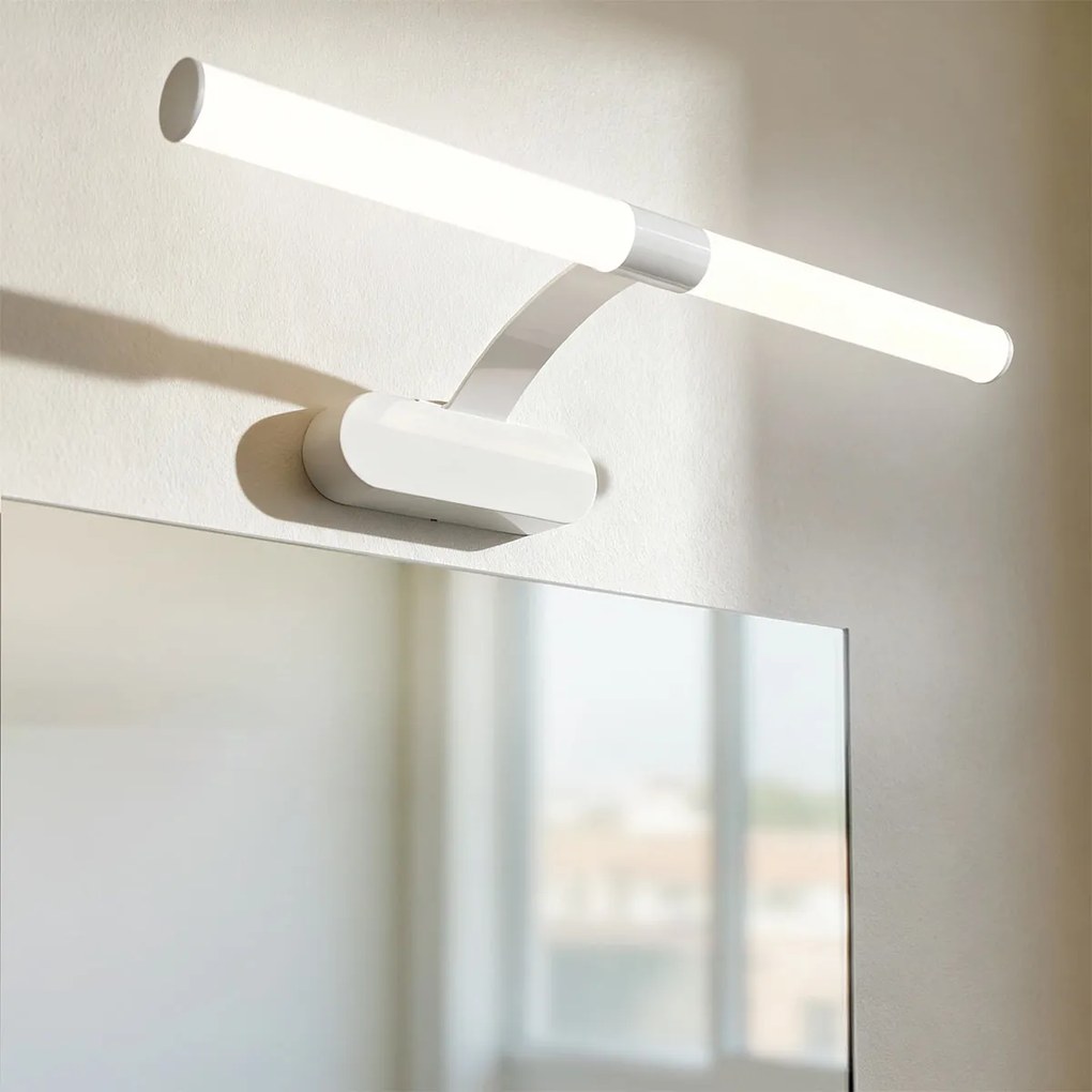 Lampada LED da Specchio 40cm Bianca 6W IP54 - Da parete o su mobile Colore Bianco Naturale 4.000K